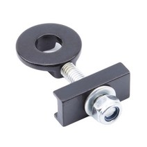 1pc Black Bicycle Chain Tensioner Spanner Closure Aluminum Alloy Bolt Bike Single Speed Screw Access