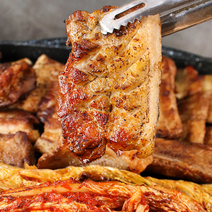 스페인 듀록 뼈 삼겹살 500g 박포갈비 흑돼지 삼겹살, 2)듀록 뼈삼겹 (500g) 2팩