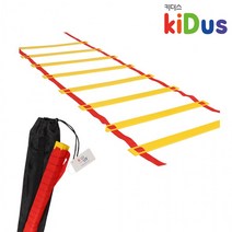 h55 키더스 유아체육교구 스텝레더 6m, 형광그린