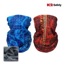 K2 동계형 기모 멀티스카프/넥워머/넥게이터/방한용품, 오렌지