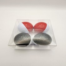 반반골프공 4개(블랙 2개 레드 2개), 1팩