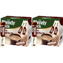 에이지에프 블렌디 스틱 카페오레 어른의 쓴맛 로우 슈가 인스턴트 커피, 2개, 30개입