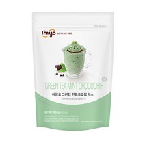 아트박스/메가커피 아임요 그린티민트 초코칩 파우더 800g, 본품