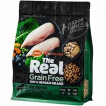 하림펫푸드 더리얼 그레인프리 크런치 어덜트 강아지사료, 닭, 2.4kg, 1개