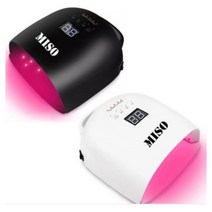 미소 젤램프 무선젤램프 국가고시용 80W UV/LED겸용 젤네일, 블랙, 1개