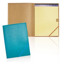 아인텍 가죽 A4 레포트패드 슬림 노트커버, 민트[H3984], 1개