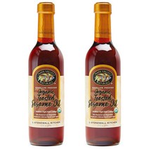 Napa Valley Naturals 나파벨리 네추럴스 오가닉 참기름 (375ml) 2팩 Organic Toasted Sesame Oil Non-GMO, 375ml