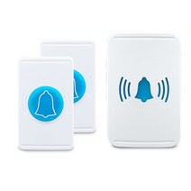 현관cctv 감사카메라 반려동물 cctv 무인카메라 tuya wifi, 2x1버튼 2수신기, 영국