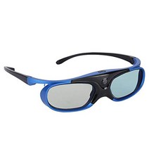 Simlug 3D 안경 유니버설 액티브 셔터 타입 DLP 링크 3D 프로젝터 안경 HD 렌즈 근시 사람을 위해 디자인된 견과를 위한 적당한 모형소니BenQ엡손파나소닉