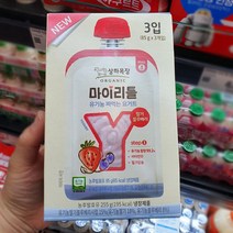 상하목장 마이리틀 요구르트 딸기 85g x 3개, 아이스팩 포장