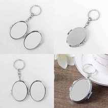 엘루 타원형 양면 손거울 휴대용미니손거울 양면 손거울