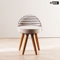 에넥스 키코 패브릭 원목 화장대의자, 블루