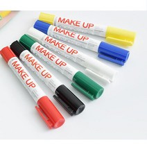 BKPlayColor Make up 페이스페인팅 펜타입 일반 낱색, 그린