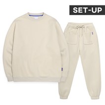 겨울 남성 츄리닝 세트 기모 맨투맨 티셔츠 + 조거팬츠 트레이닝복 바지 셋업