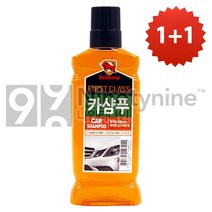1+1 불스원 카샴푸-530ml 카워시 세차샴푸 자동차샴푸 세정제 소낙스 캉가루 맥과이어스 익스트림 크리스탈, 6개, 530ml