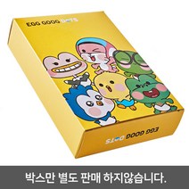 에그구그 캐릭터 수건 150g, 에그구그 캐릭터 포장박스(완포장), 1개