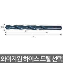 와이지원/하이스 드릴/스트레이트 드릴/철판/규격선택, 12.6mm