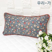 우리가 수제 순면100% 큐티삥 푹신한 유아 편백 메밀 목베개 베개커버20X40(커버만)