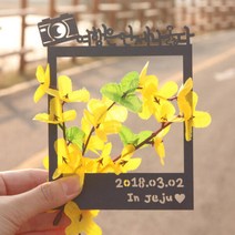 아트박스/파티해 (주문제작) 페이퍼 폴라로이드 토퍼 - 카메라, 브라운