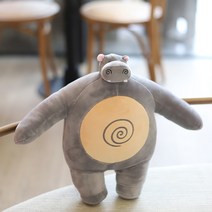 소두 곰 인형 장식인형 못난이 뽀글이 하마 너구리 코끼리 개구리 선물, 60cmcm