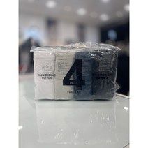 [프로젝트엠] 남성 레귤러핏 오가닉 코튼 4PACK 멀티컬러 티셔츠 EPC5TS1902