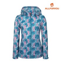 올포유 여성 후드 탈착 패턴 점퍼 AWJUI6322-830 G