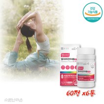 고용량 우먼비타민 우먼팩 30대 여성 임신준비 프리미엄 종합 비타민 맞춤형 멀티팩 미네랄 영양제 60정 x6