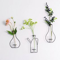 엔템 벽걸이화분 행잉화분걸이 행잉화분 벽면녹화 플랜트월, 블랙(B)