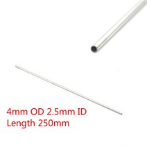 모세관튜브 실험기구 채혈관 온도조절 뜨거운 판매 250mm 304 원활한 스테인레스 스틸 모세관 튜브 10mm 8m, 05 4x2.5mm