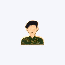군인 캐릭터 배지