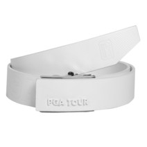 [PGA TOUR] 천연 소가죽 로고 자동 프리사이즈 골프 벨트, free