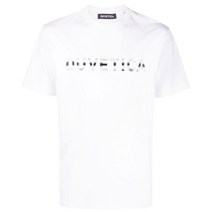 듀베티카 22FW 로고 프린트 티셔츠 VXRT00223 K0001 WHS