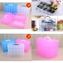 휴대용 3단 다용도 멀티박스 대형 미니 악세사리 보관함 악세사리보관 다목적 수납장 쥬얼리보관함