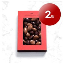 la maison du chocolat 라메종뒤쇼콜라 프랑스 정통 수제 명품 아만다스 아몬드 다크 밀크 초코 볼 120g Amandas chocolates, 2팩