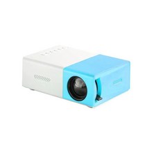YG300 미니 홈 프로젝터 지원 3D 고화질 1080P 핸드헬드 휴대용 Usb 국제 에디션, 01 파란_02 AU