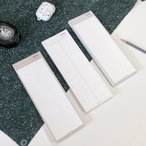 모어 베이직 B5 하프 떡메모지 3종 노트패드 공시생 영어 떡메 공부, light snow - 100매