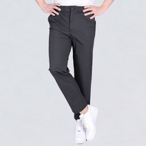[이지바이] 남성 여름용 쿨 하프 밴딩 슬랙스 바지