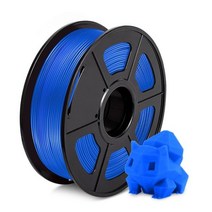 AW 3D 인쇄 필라멘트 PLA/PLA PLUS/ABS/PETG/SILK 1.75mm 롤 당 1kg 100% FDM 프린터 용 거품 무독성 Marterials 없음, PLA PLUS-Blue-1KG