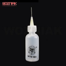 스탠다드툴 WOZNIAK 50ml 플라스틱 액체 알코올 병 디스펜서 용 로진 솔더 플럭스 페이스트 휴대 전화 PCB 청소 용접 수리 공업용 다목적 얇은 긴 짧은, 3 개