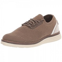 Cole Haan 남성용 오리지널 그랜드 메리디안 옥스포드 스니커즈 차이나 블루 니트 5.5, 10.5, Stone Gray Knit
