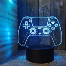 아파트현관문 스마트 3D 얼굴인식도어락 3D 야간 램프 게임실 책상 설치 조명 장식 테이블 콘솔 아이콘 로, 08 G8_04 16Color Lava base