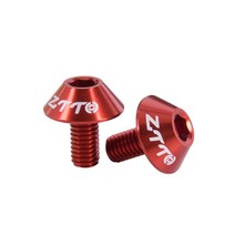 자전거부품 ZTTO-로드 바이크 C 브레이크 캘리퍼 볼트 병 케이지 나사 초경량 AL7075 자전거 키트 105 부품, [02] 2pcs Gold