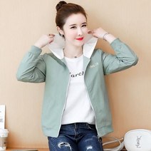 L.ONLINESHOP여성 후드집업 점퍼 바람막이 항공 자켓 아우터 RG15 후드티 후드집업 후드코트 힙합패션
