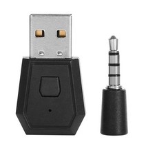 USB 어댑터 블루투스 송신기 PS4 플레이 스테이션 4.0 헤드셋 수신기 헤드폰 동글, 01 Black