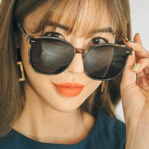 헤링본 남녀공용 반미러 오버사이즈 뿔테 선글라스 GC114 메이든5349
