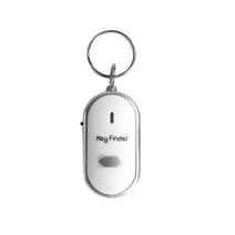 미니 휘슬 안티 분실 KeyFinder 알람 지갑 애완 동물 추적기 스마트 깜박임 원격 로케이터 키 체인 파인더 LED, [02] white