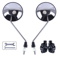 JINGHENG 자전거사이드미러 자전거백미러, 크롬