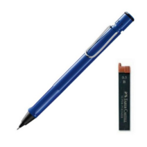 LAMY 사파리 샤프 블루 + 샤프심 랜덤발송 세트, 0.5mm, 1세트