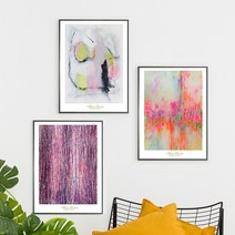 바인 모던아트 알루미늄액자 A4 20종, 무광블랙/08