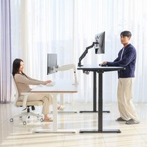 핏쳐 보쉬모터 전동식 모션데스크 B1 1800mm(3STEP), 상판 올화이트+프레임 화이트3step